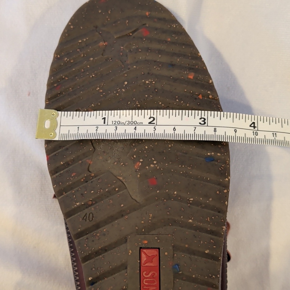 Pikolinos Mallorca Sneaker Size 40 Maroon/Burgundy - Picture 13 of 15
